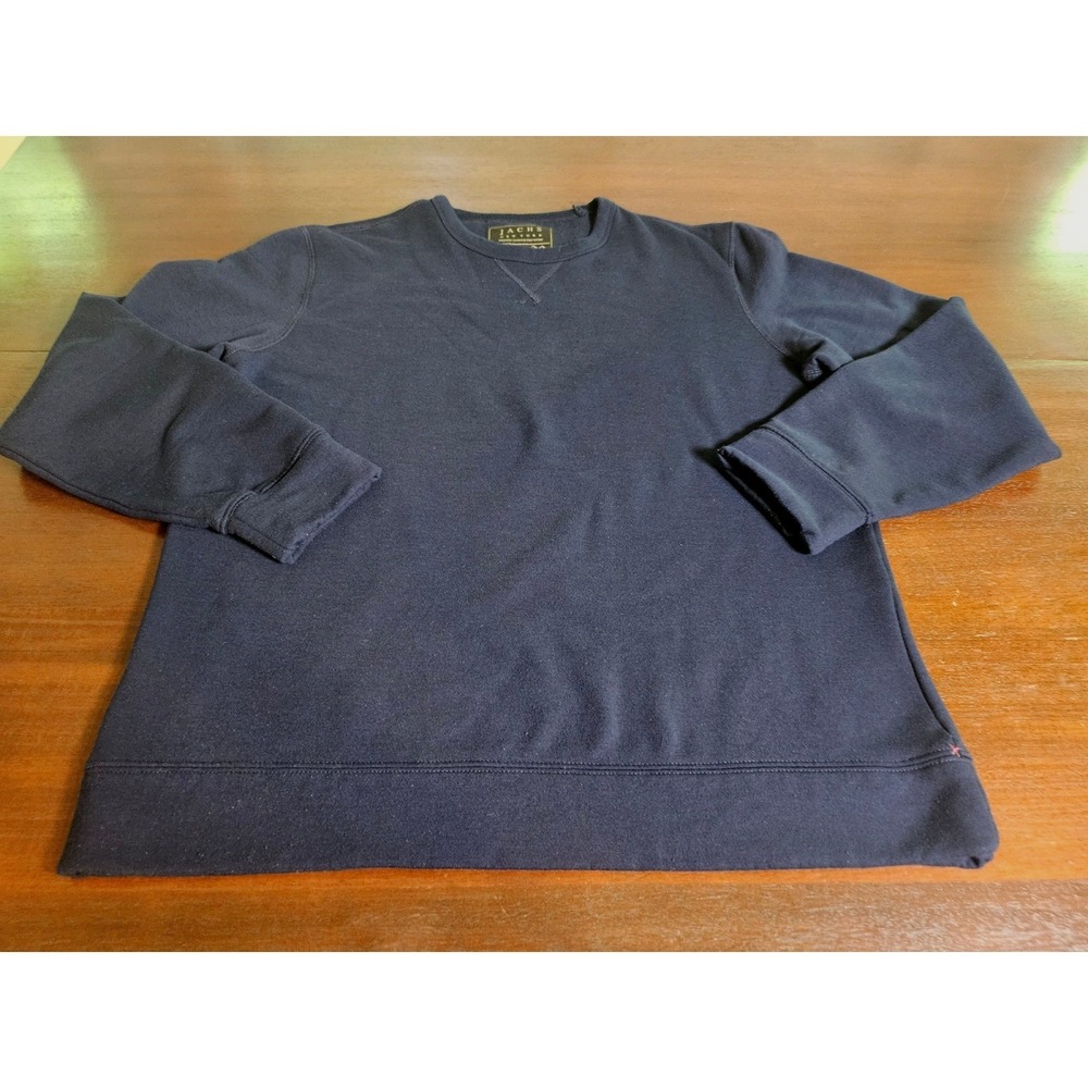 Jachs New York Sweatshirt Mens L Navy Blue Crew Neck Premium Outdoor Pullover